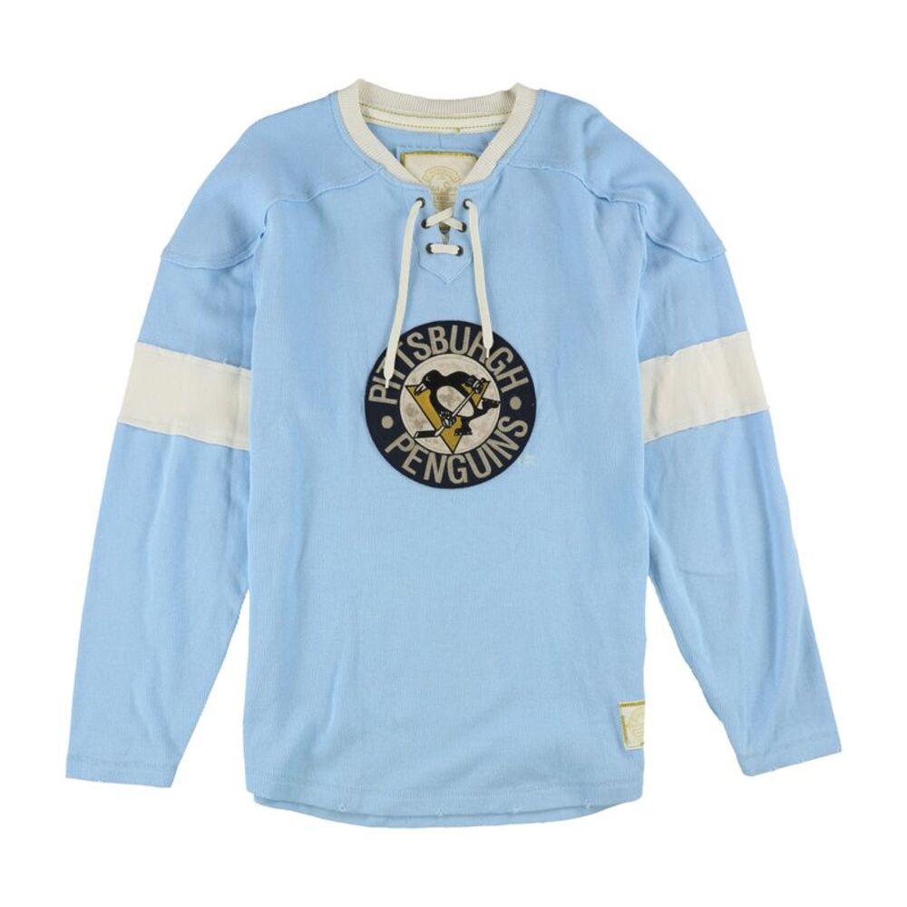 Retro Sport Mens Pittsburgh Blue Jersey, Blue, L, DM